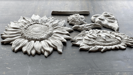 SUNFLOWERS – mulaje decorative IOD, modele floarea soarelui [1]
