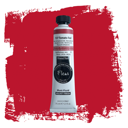 FLEUR MINERAL PAINT – Tuburi 75 ml - fleur-mineral-paint-tub-75ml-tomato-red-ambalaj.jpg
