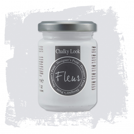 Vopsele FLEUR - Chalky Look - Vopsea Fleur Chalky Look – All About Grey, gri deschis rece, finisaj ultra-mat, ideală pentru decoruri nordice și minimaliste