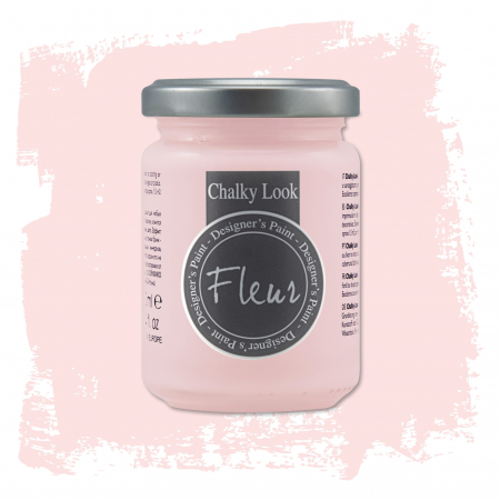Vopsea Fleur Chalky Look – Pink Rococò, roz pudrat elegant, finisaj ultra-mat pentru mobilier și decor