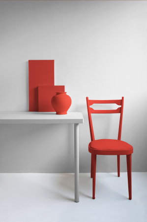 Vopsea Fleur Chalky Look – Tomato Red, roșu intens, finisaj ultra-mat, ideală pentru mobilier și decor [2]