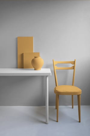 Vopsea Fleur Chalky Look – Yellow Ochre, galben muștar, finisaj ultra-mat pentru mobilier și decor [2]