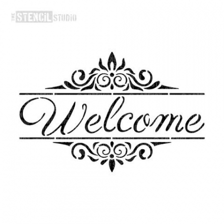Alte materiale pentru handmade - DIY - WELCOME - Șablon A4