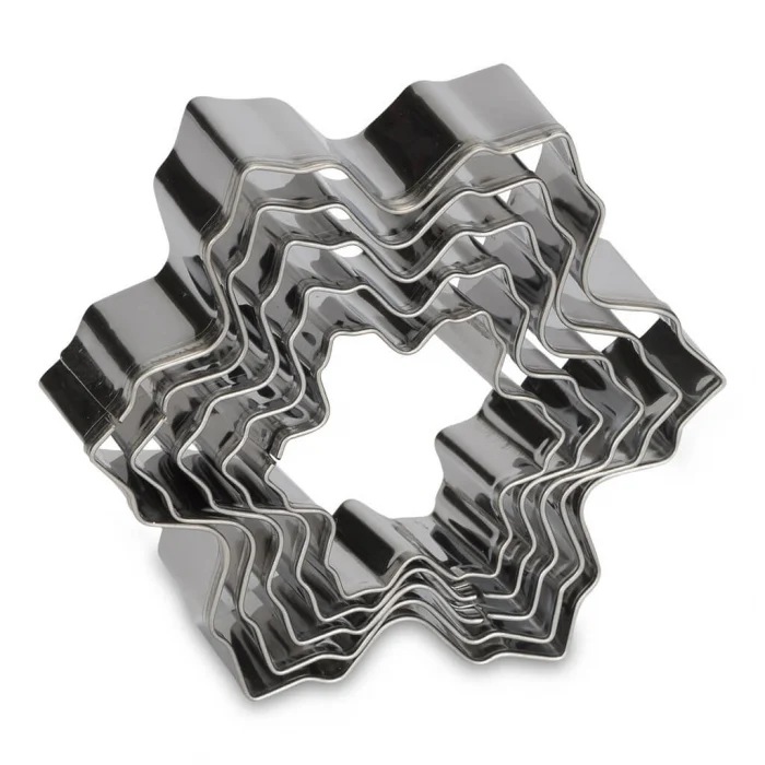Decupatoare Inox Fulg de zapada, Cutie 5buc [1]