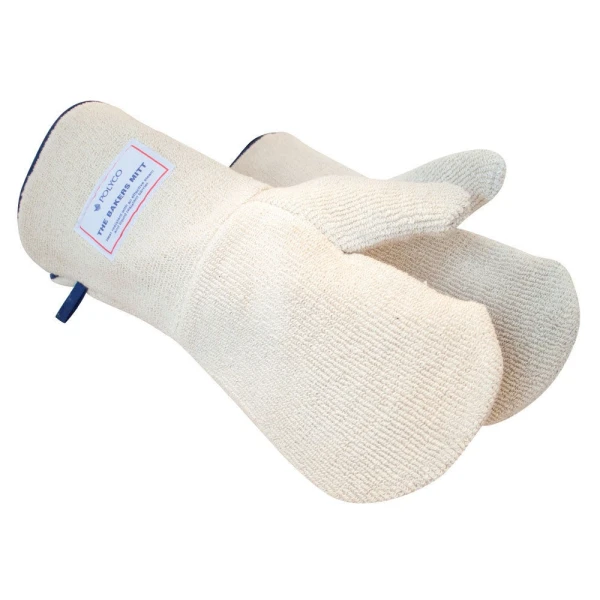 Manusi antitermice Bakers Mitt®, 40 cm, din bumbac terry, protectie termica pana la 250ºC [3]