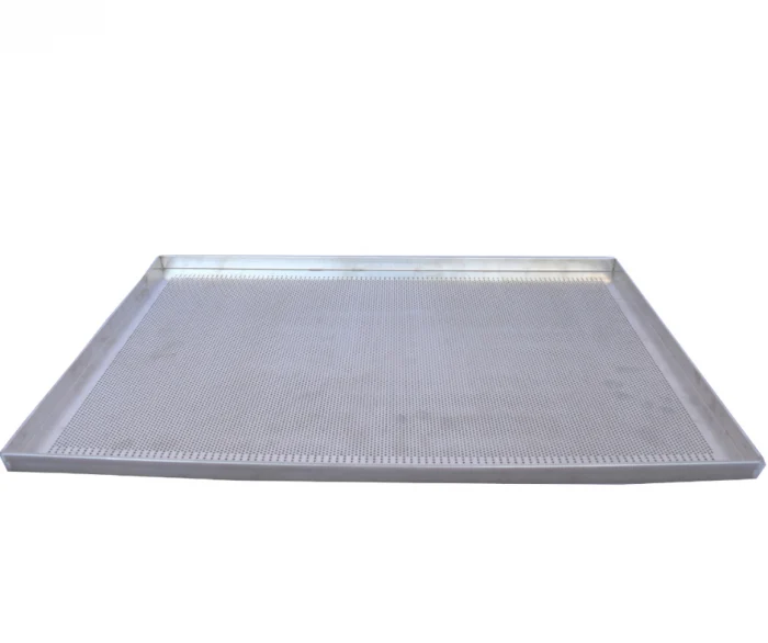 Tava aluminiu perforat - 4 margini, 60x40xh2cm [2]