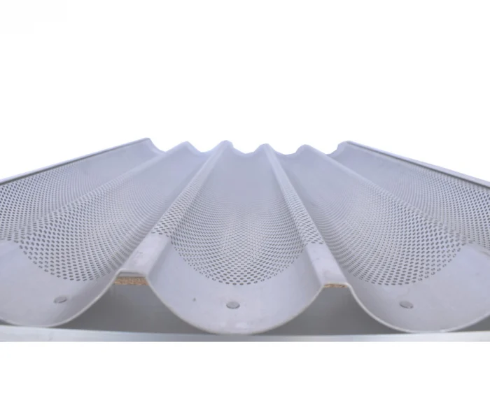 Tava baghete aluminiu 60x40 - 5 canale longitudinale, cadru nituit [3]