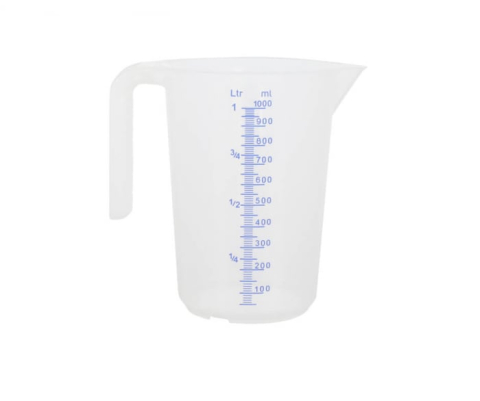 Ustensile cofetarie - Cana gradata plastic pentru masurare - 3l - 200014