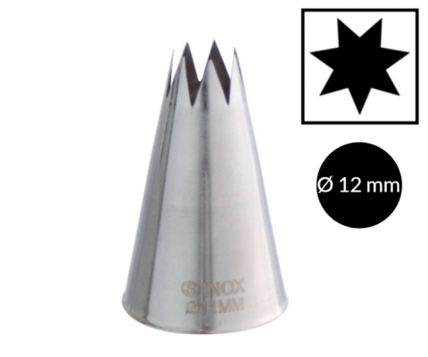 Ustensile cofetarie - Dui / Sprit Forma Stea Ø12mm - 197560