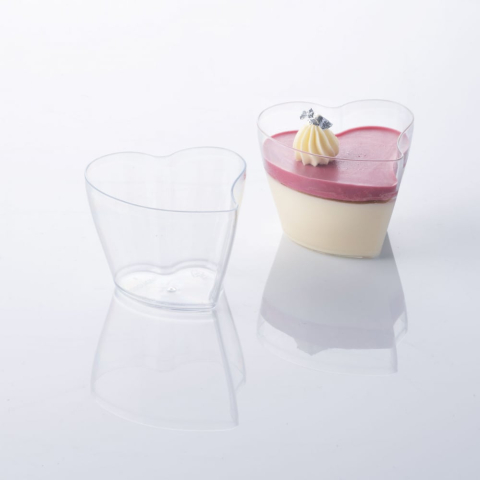 Expunere produse - Pahare Desert Love 100ml, 7.3 x 6.4 x H5.2cm, Set 100 Buc, Martellato
