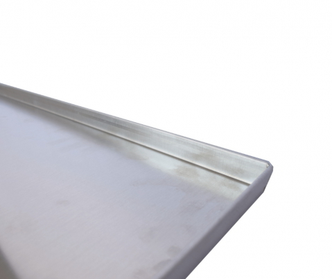 Ustensile brutarie - Tava aluminiu neperforat - 4 margini, 60x80xh2cm - AC0645