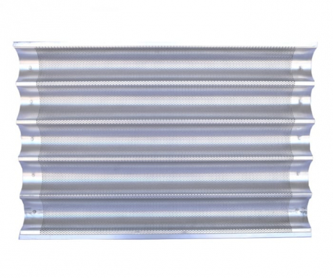 Tăvi - Tava baghete aluminiu 60x40 - 5 canale longitudinale, cadru nituit