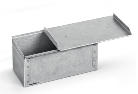 Tăvi - Tava toast cu capac, fier aluminat, 30x10xh10cm - BAC301010CN