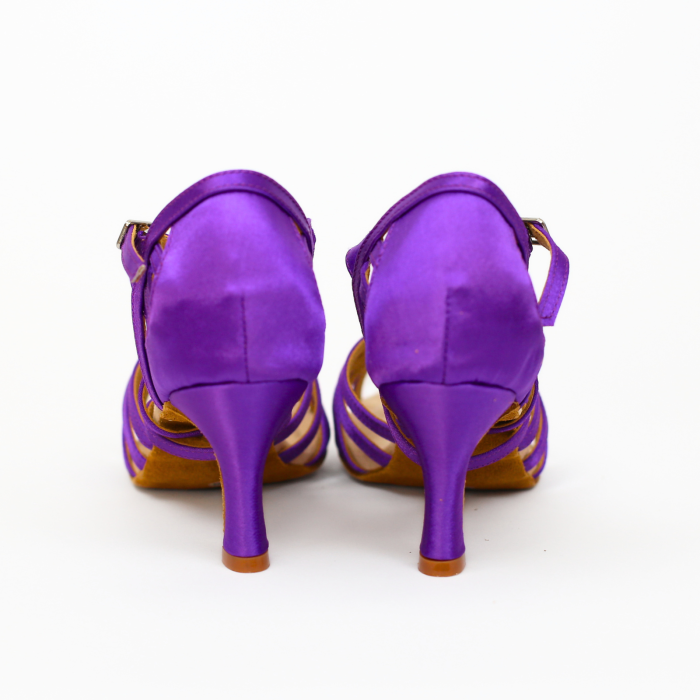 Purpura - pantofi de dans mov pentru femei toc 7.5cm [5]