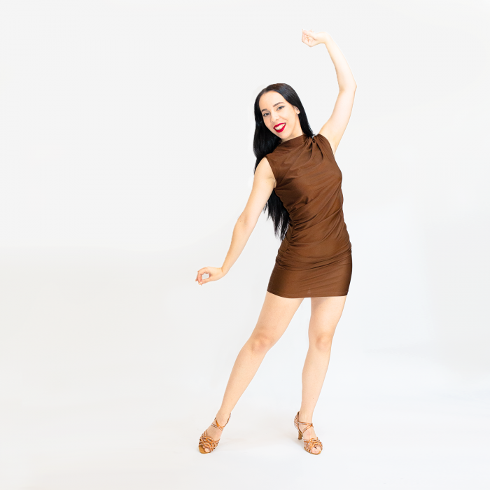 SALSA SOFIA - sandale de dans cu strasuri albe, salsa, bachata, kizomba, dans sportiv [9]