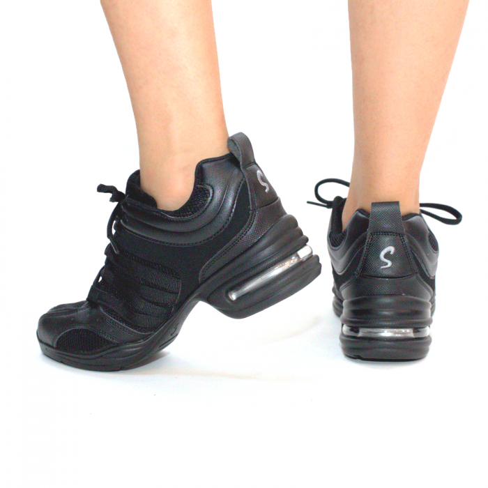 SNEAKERS Sport Negru - pantofi de dans de antrenament cu talpă splitată [7]
