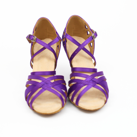 Purpura - pantofi de dans mov pentru femei toc 7.5cm [1]
