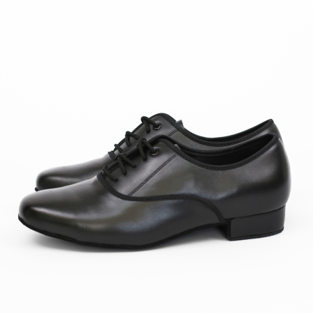 Pantofi de dans sportiv - EL MACHO - pantofi de dans pentru barbati din piele culoare negru, pentru dansuri latino, sportive, tango