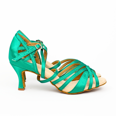 Esmeralda - pantofi de dans verde pentru femei toc 7.5cm [3]