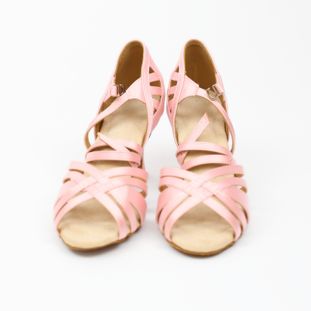 Rosa - pantofi de dans roz pentru femei toc 7.5cm [1]