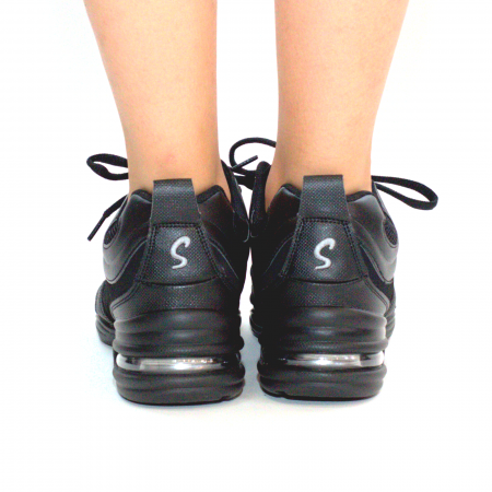 SNEAKERS Sport Negru - pantofi de dans de antrenament cu talpă splitată [4]