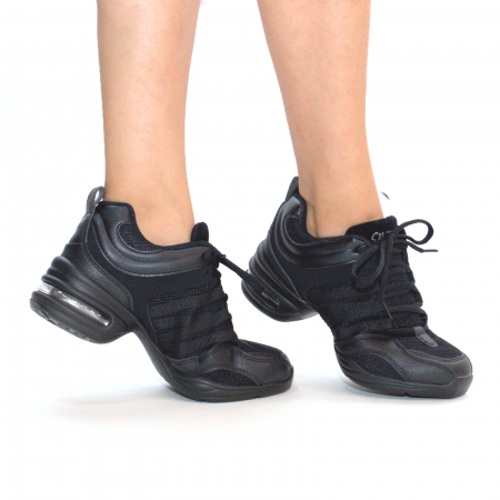 Barbati - SNEAKERS Sport Negru - pantofi de dans de antrenament cu talpă splitată