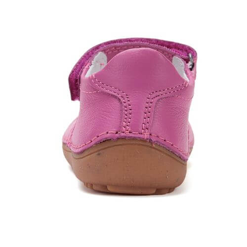 Balerini copii fete Barefoot din piele DD Step, Roz Inchis - H063-51900 [6]