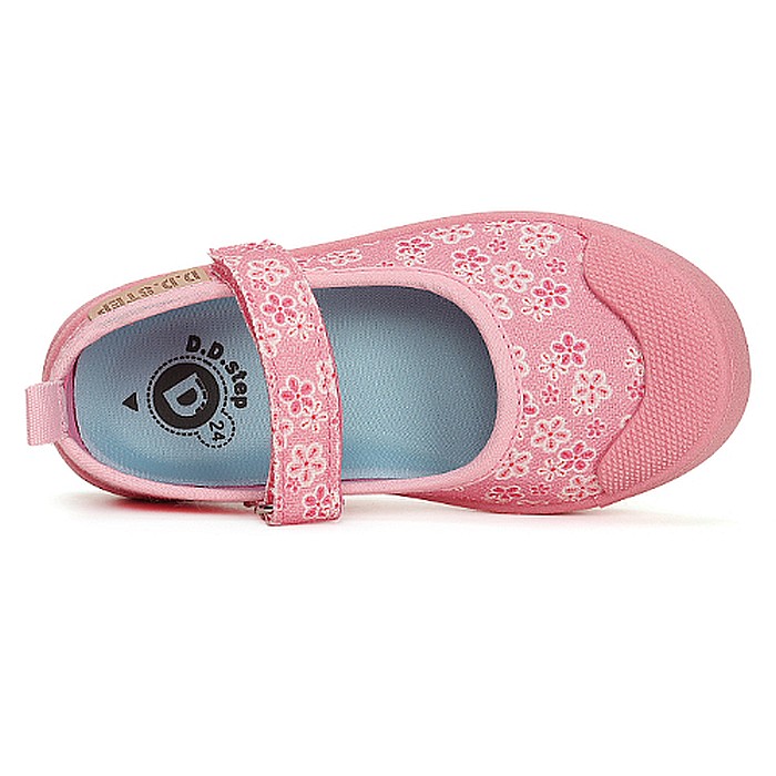 Pantofi copii fete din canvas DD Step, Roz - CSG-41398 [4]