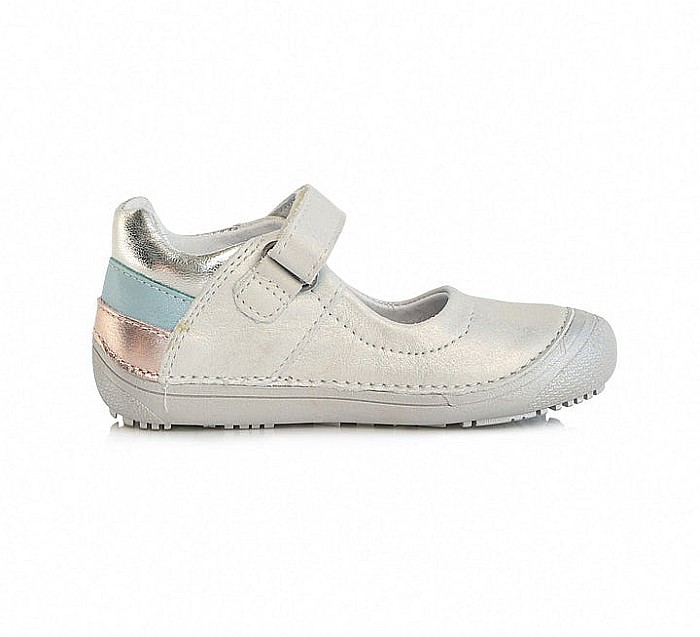 Pantofi copii fete din piele DD Step, Alb - 063-20L [3]