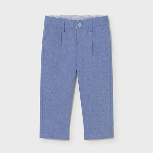 Pantaloni cu in pentru baieti Mayoral, Capri Blue - 1517-49 [2]