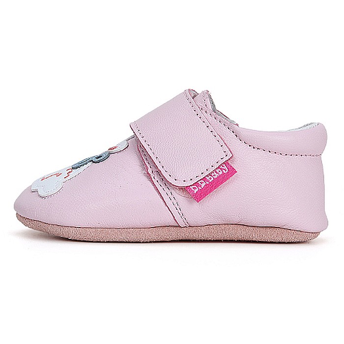 Pantofiori de interior copii fete din piele DD Step, Roz -  K1596-41264 [4]