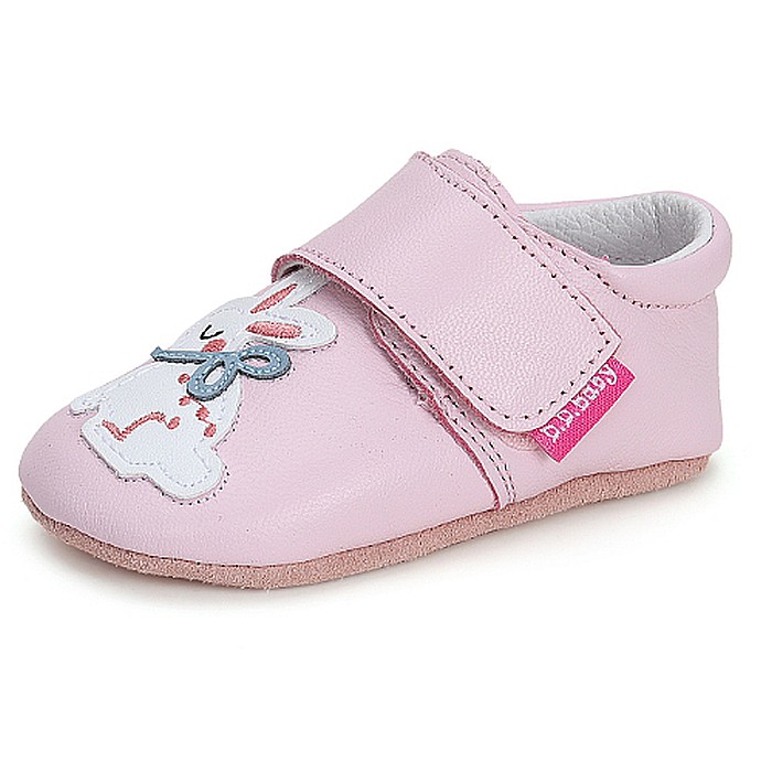 Pantofiori de interior copii fete din piele DD Step, Roz -  K1596-41264 [2]