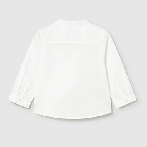 Camasa din bumbac pentru baieti Mayoral, Alb - 1116-35 [3]