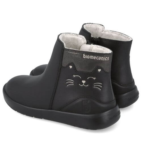 Cizme copii fete din piele imblanite Biomecanics, Negru - 251233-A054FB [5]