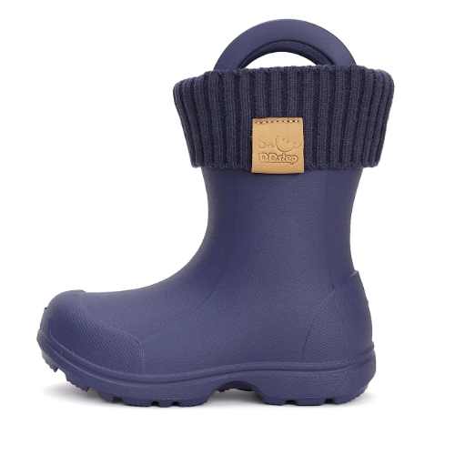 Cizme ploaie copii baieti impermeabile DD Step, Albastru - 1106-42628 [4]
