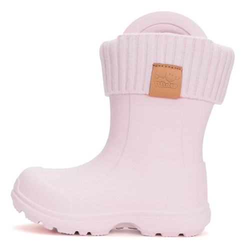 Cizme ploaie copii fete impermeabile DD Step, Roz - I106-42443 [3]
