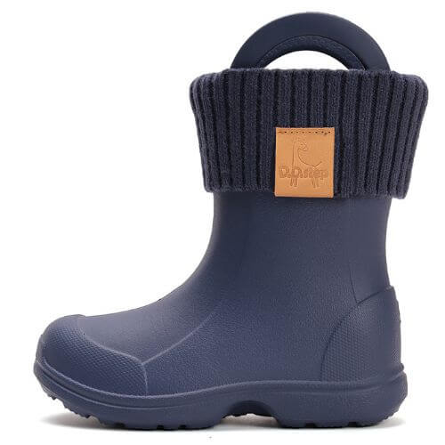 Cizme ploaie copii baieti impermeabile DD Step, Albastru - 106-52820 [3]