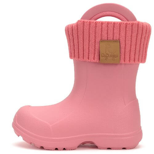 Cizme ploaie copii fete impermeabile DD Step, Roz - 106-52697 [3]