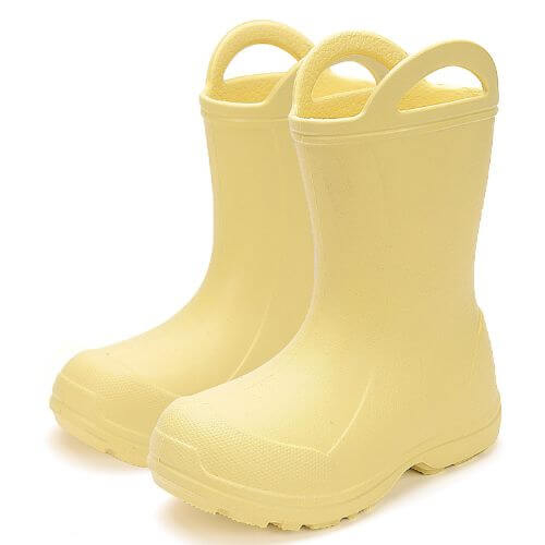 Cizme ploaie copii fete impermeabile DD Step, Galben - 106-52295 [2]