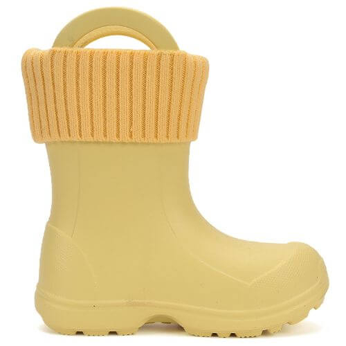 Cizme ploaie copii fete impermeabile DD Step, Galben - 106-52295 [7]