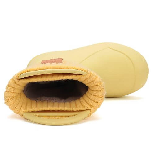 Cizme ploaie copii fete impermeabile DD Step, Galben - 106-52295 [9]