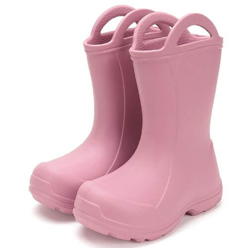 Cizme ploaie copii fete impermeabile DD Step, Roz - 106-52973 [2]