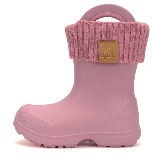 Cizme ploaie copii fete impermeabile DD Step, Roz - 106-52973 [3]