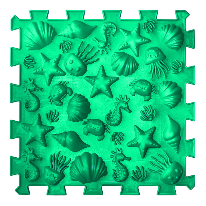 Covoras de masaj Ortek Dinozauri Puzzle-uri 10 elemente + 6 triunghiuri [9]