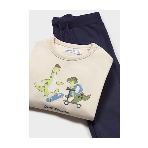 Set 3 piese cu vestă, bluză și pantaloni băieți Mayoral, Laurel - 2687-093 [4]