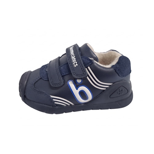 Ghete băieți din piele îmblănite Biomecanics, Navy/Albastru - 261115-A183FB (Exclusiv) [6]
