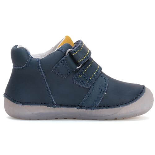 Pantofi copii baieti din piele Barefoot DD Step, Albastru - S070-51698 [4]