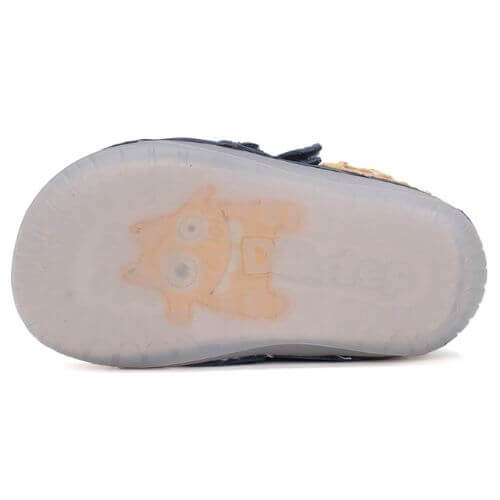 Pantofi copii baieti din piele Barefoot DD Step, Albastru - S070-51698 [7]