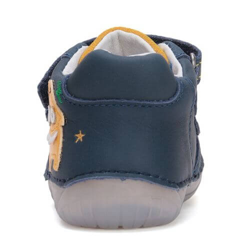 Pantofi copii baieti din piele Barefoot DD Step, Albastru - S070-51698 [5]