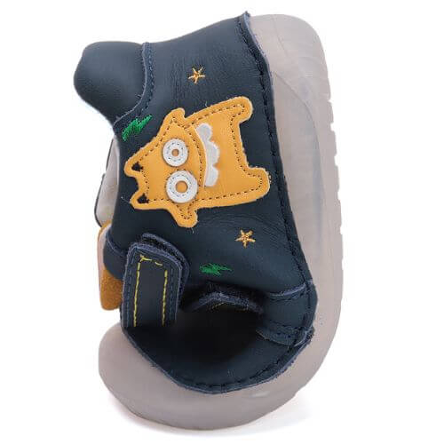 Pantofi copii baieti din piele Barefoot DD Step, Albastru - S070-51698 [3]